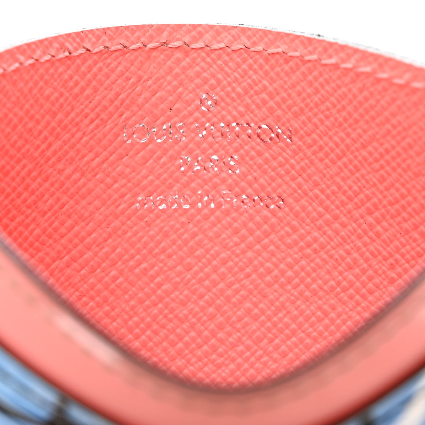 LOUIS VUITTON Epi Card Holder Aqua