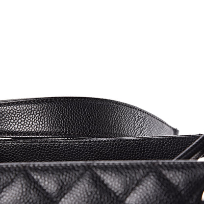 Chanel Caviar Quilted Grand Shopping Tote GST Black 12 of 15