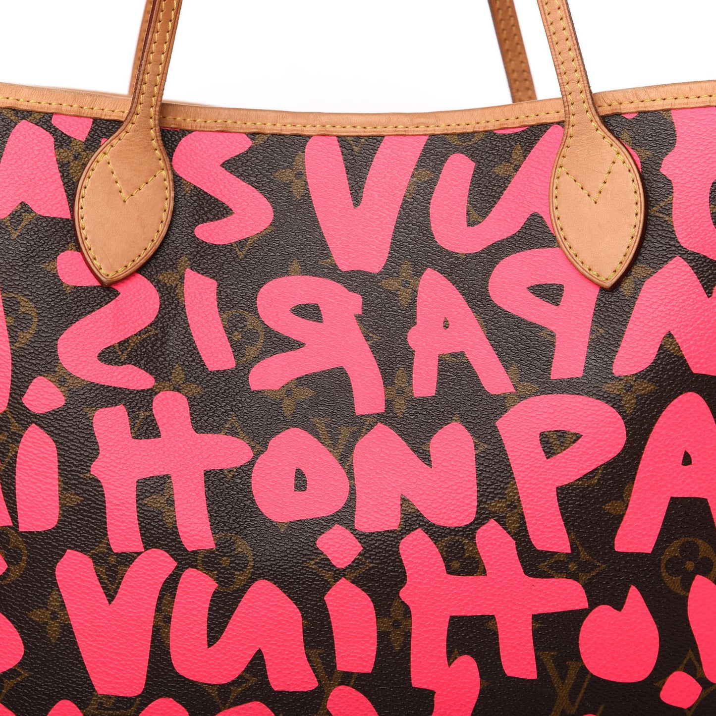 Monogram Graffiti Neverfull GM Fuchsia