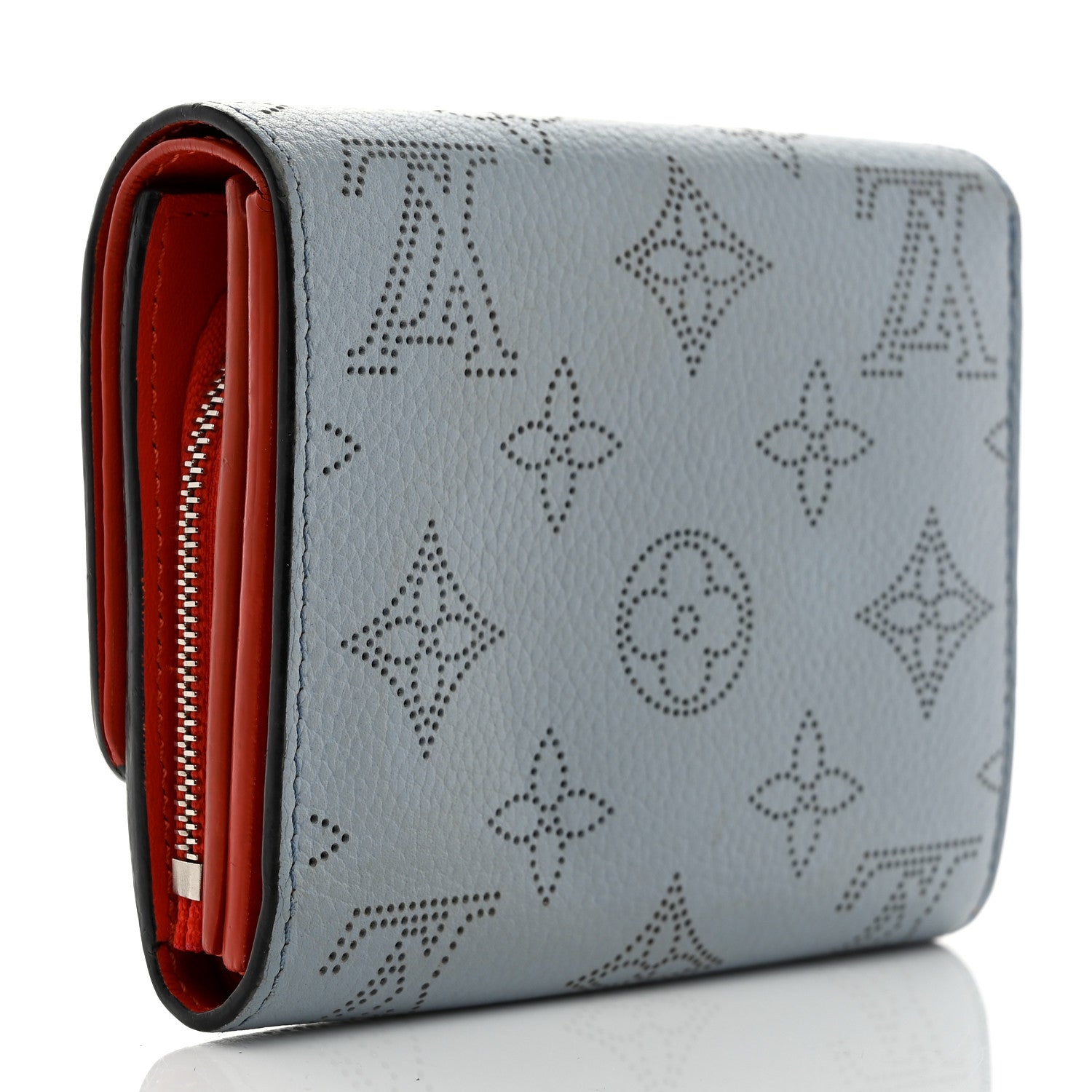 Louis Vuitton Mahina Iris Compact Wallet NM Blue Red 3 of 7