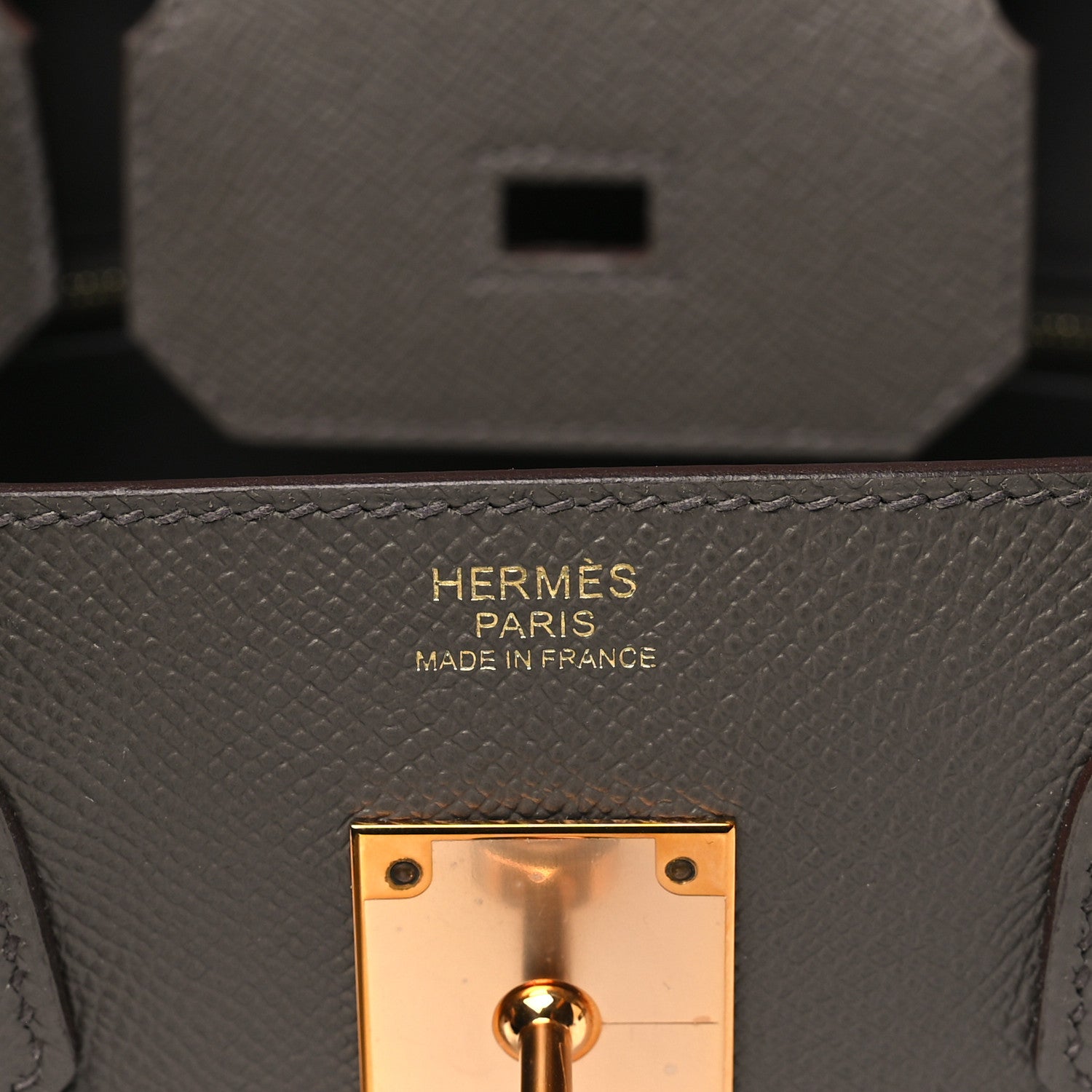 Hermes Epsom BIRKIN 30 Etain 5 of 9