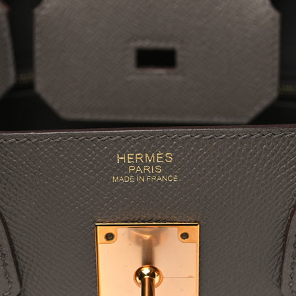 Hermes Epsom BIRKIN 30 Etain 5 of 9
