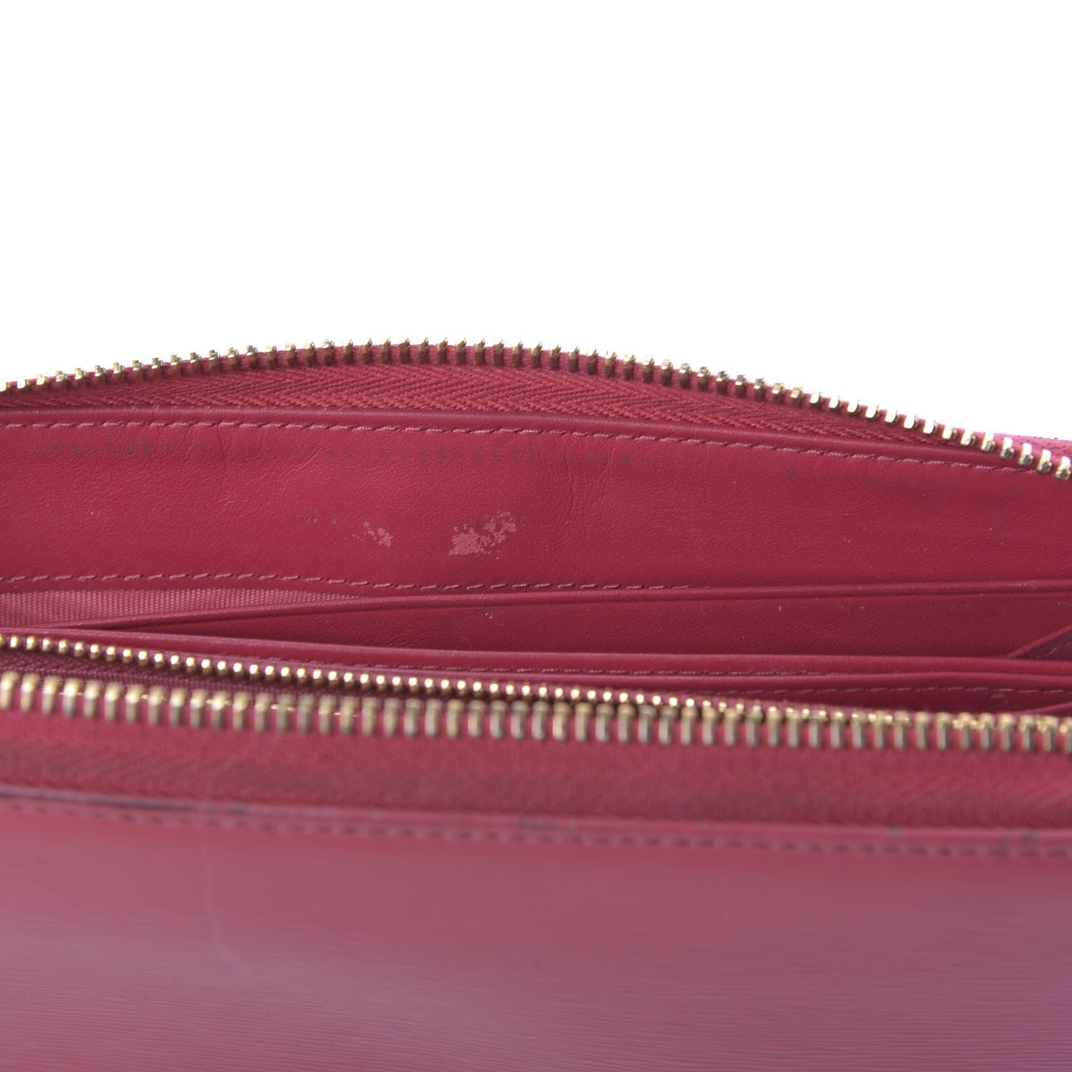 Prada Vitello Move Zip Around Wallet Peonia 11 of 14