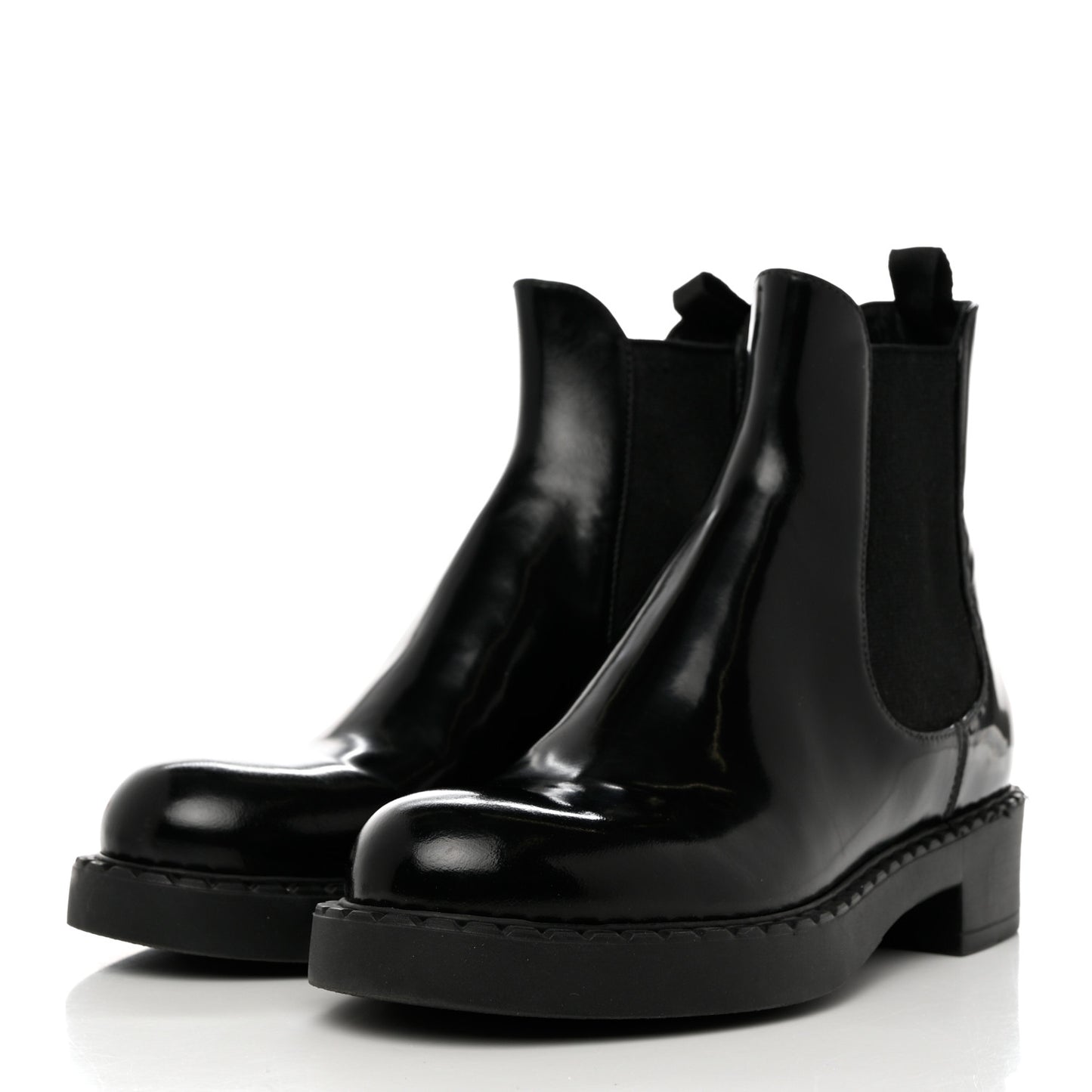 Spazzolato Chelsea 50mm Ankle Boots 37.5 Black