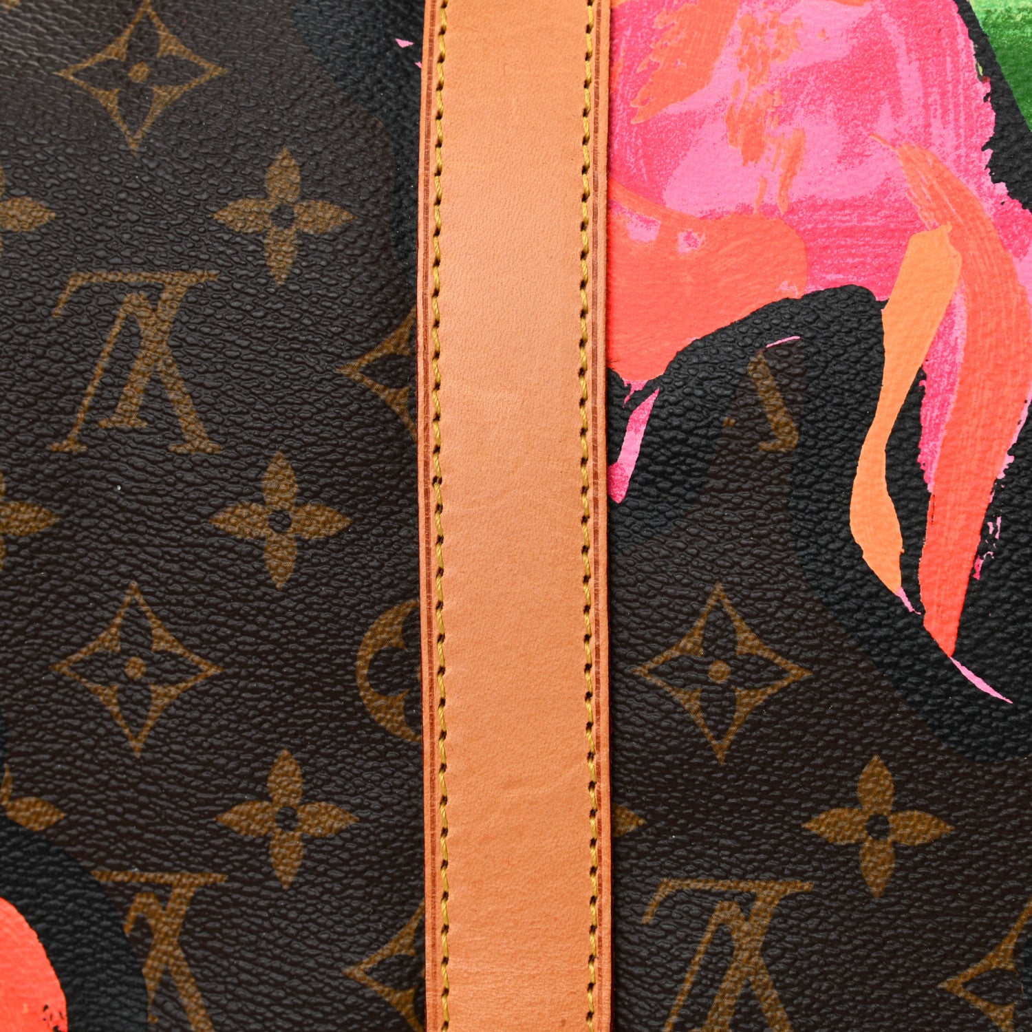 Louis Vuitton Monogram Roses Keepall 50 14 of 15