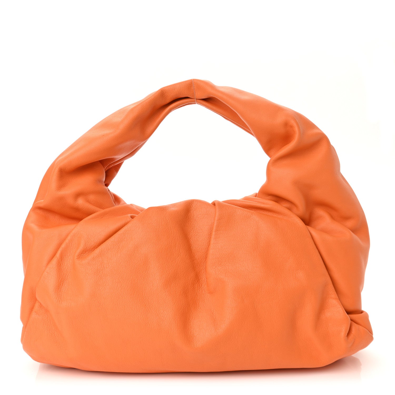 Bottega Veneta Smooth Butter Calfskin Small The Shoulder Pouch Light Orange 1 of 9