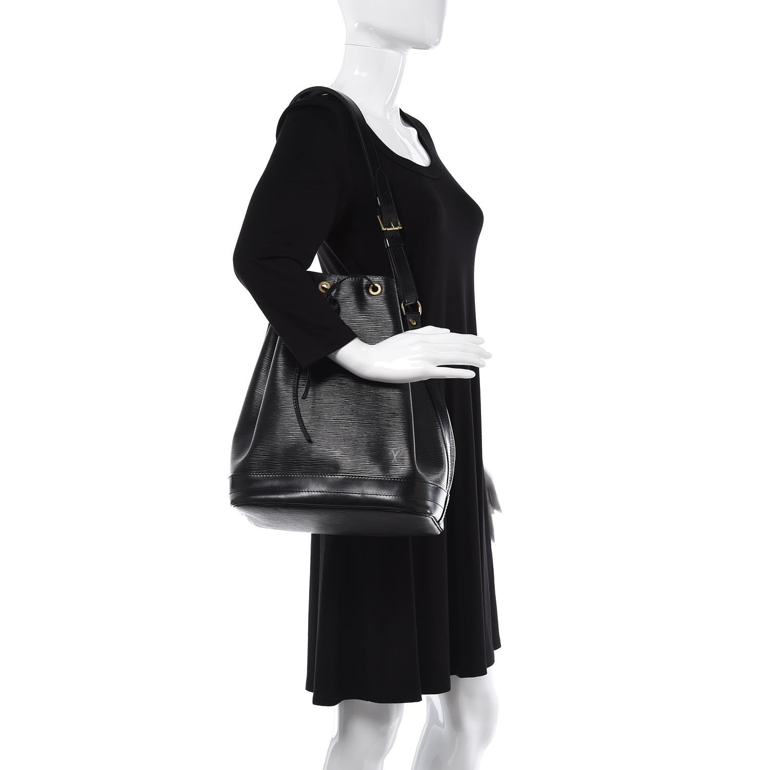 Louis Vuitton Epi Noe Black 2 of 9