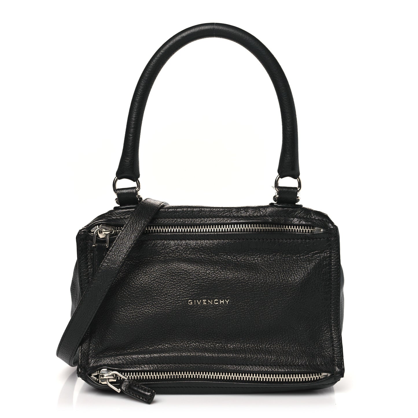 Sugar Goatskin Small Pandora Black