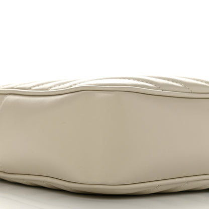 Saint Laurent Calfskin Matelasse Monogram Lou Camera Bag Blanc Vintage 9 of 11
