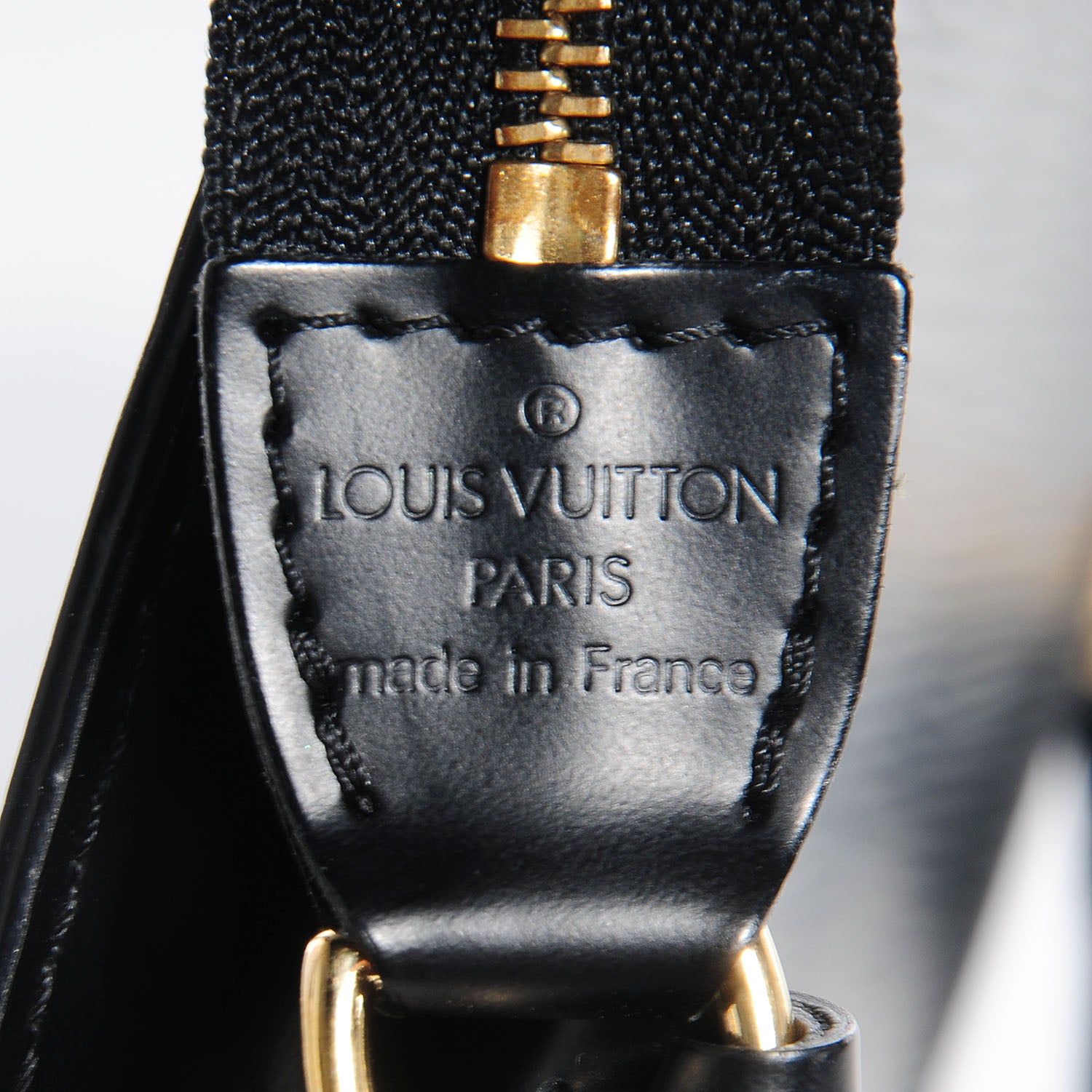 Louis Vuitton Epi Pochette Accessories 24 Black 6 of 7