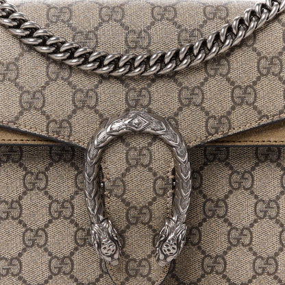 Gucci GG Supreme Monogram Small Dionysus Shoulder Bag Taupe 8 of 13