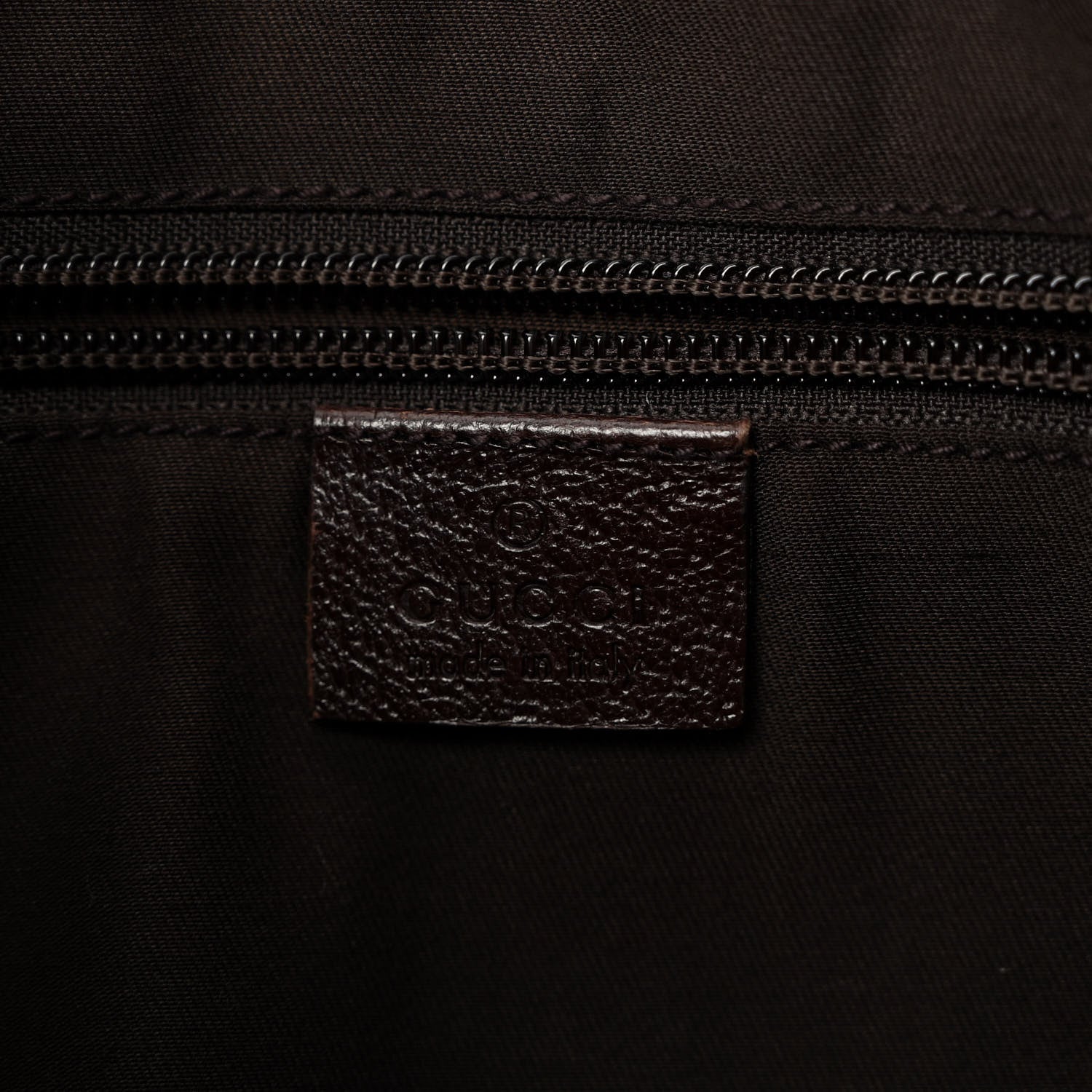 Gucci Monogram Web Sherry Line Shoulder Bag Dark Brown 6 of 10
