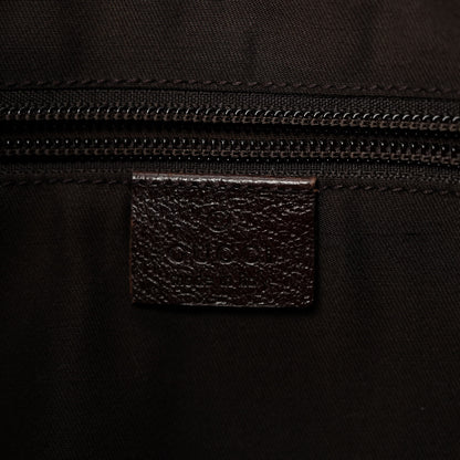 Gucci Monogram Web Sherry Line Shoulder Bag Dark Brown 6 of 10