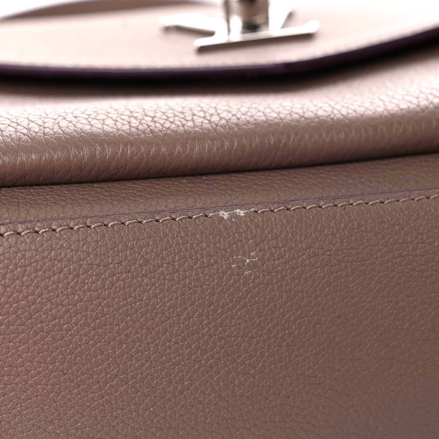 Louis Vuitton Soft Calfskin My Lockme Top Handle Taupe Glace 12 of 14