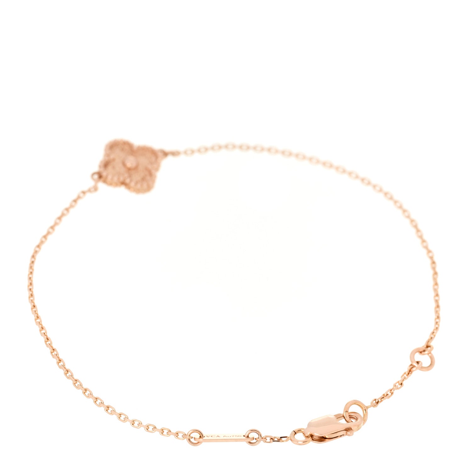 Van Cleef & Arpels 18K Rose Gold Sweet Alhambra Bracelet 2 of 4