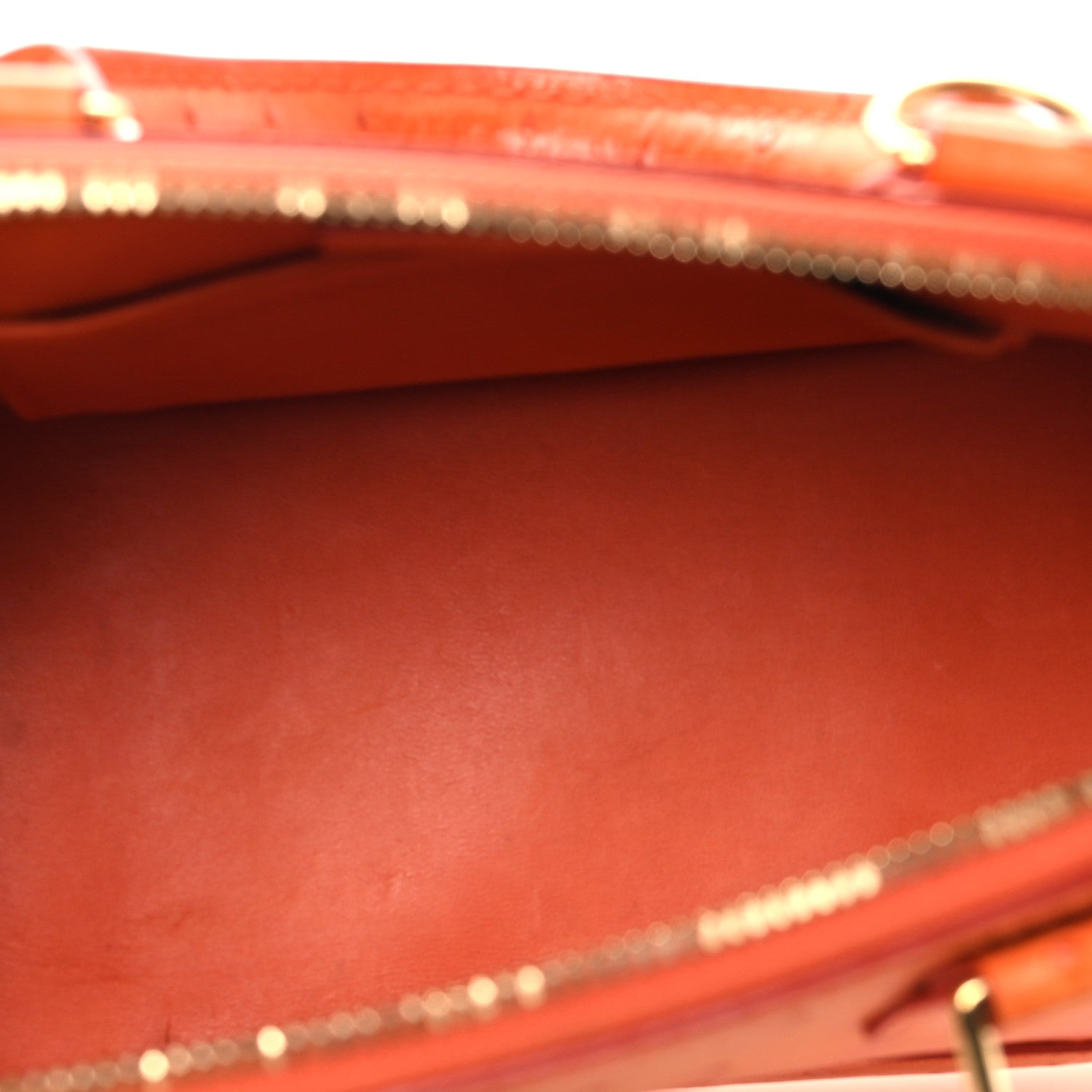 Louis Vuitton Ostrich Alma BB Piment 5 of 15
