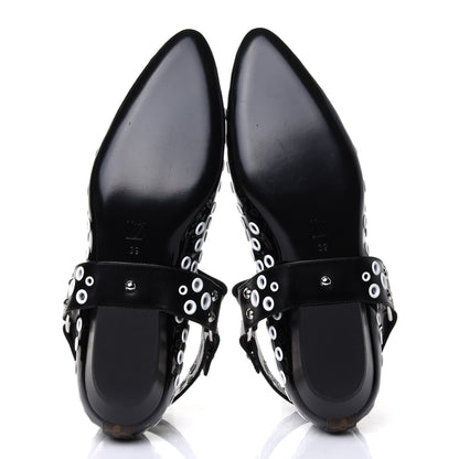 Louis Vuitton Calfskin Monogram Rhapsody Ballerina Flats 39 Black 4 of 4