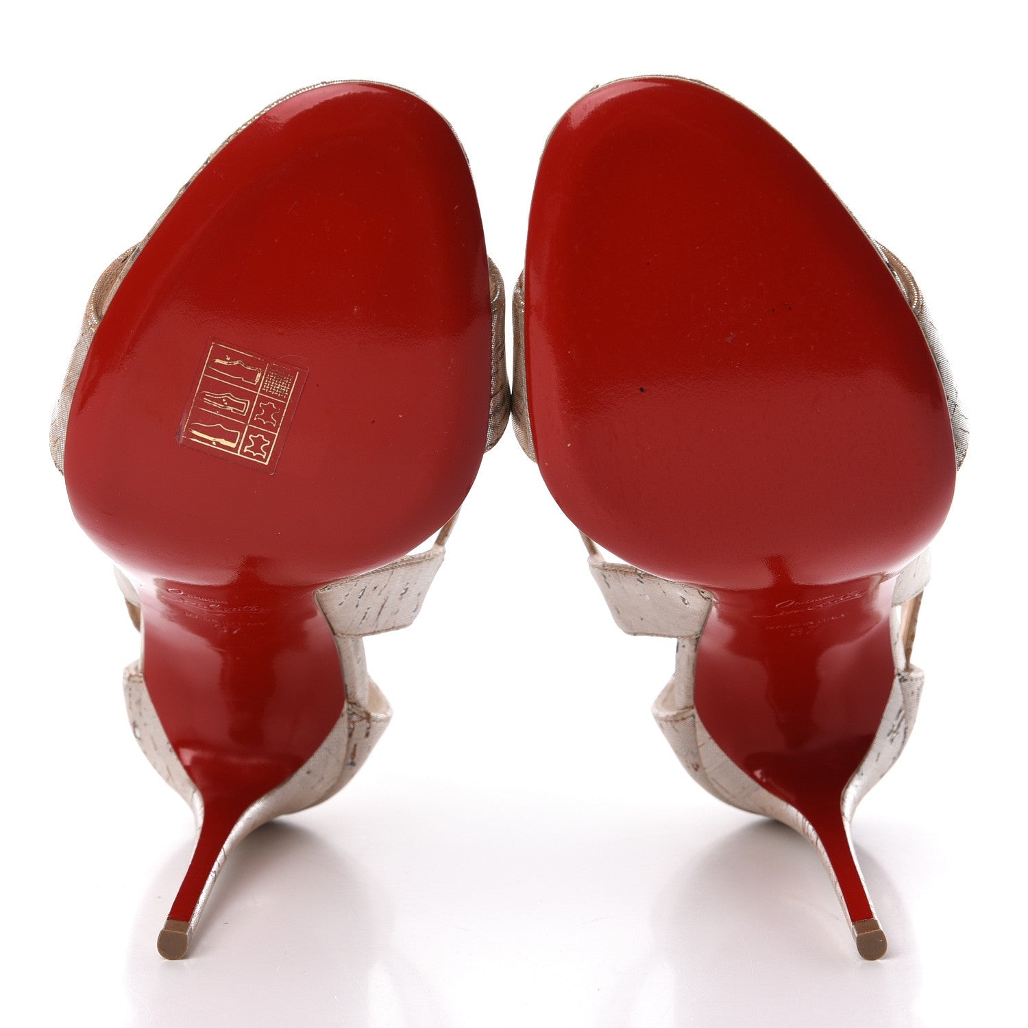 Christian Louboutin Liege Pepite Multipot 100 Sandals 37 Silver 5 of 8