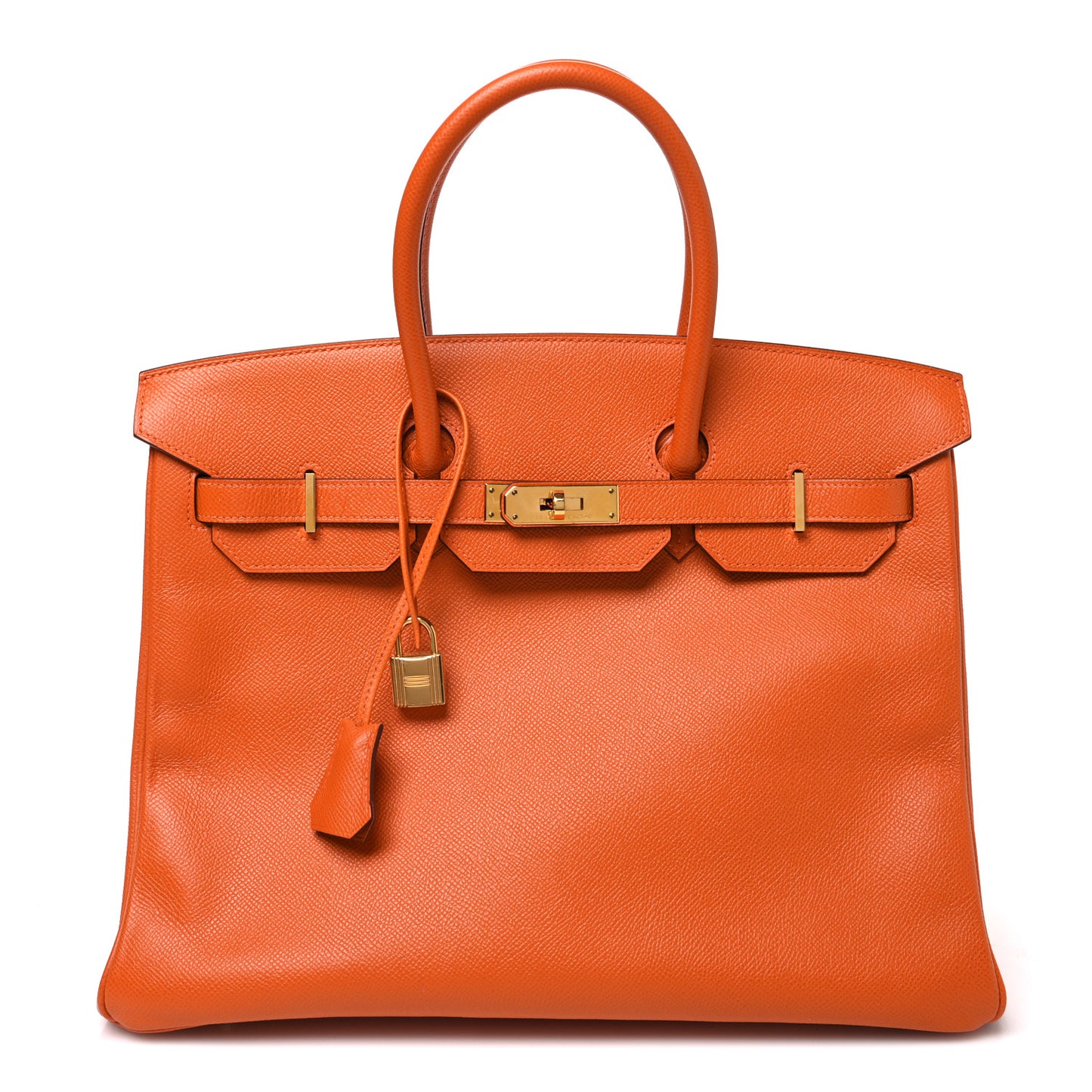 Epsom Birkin 35 Orange