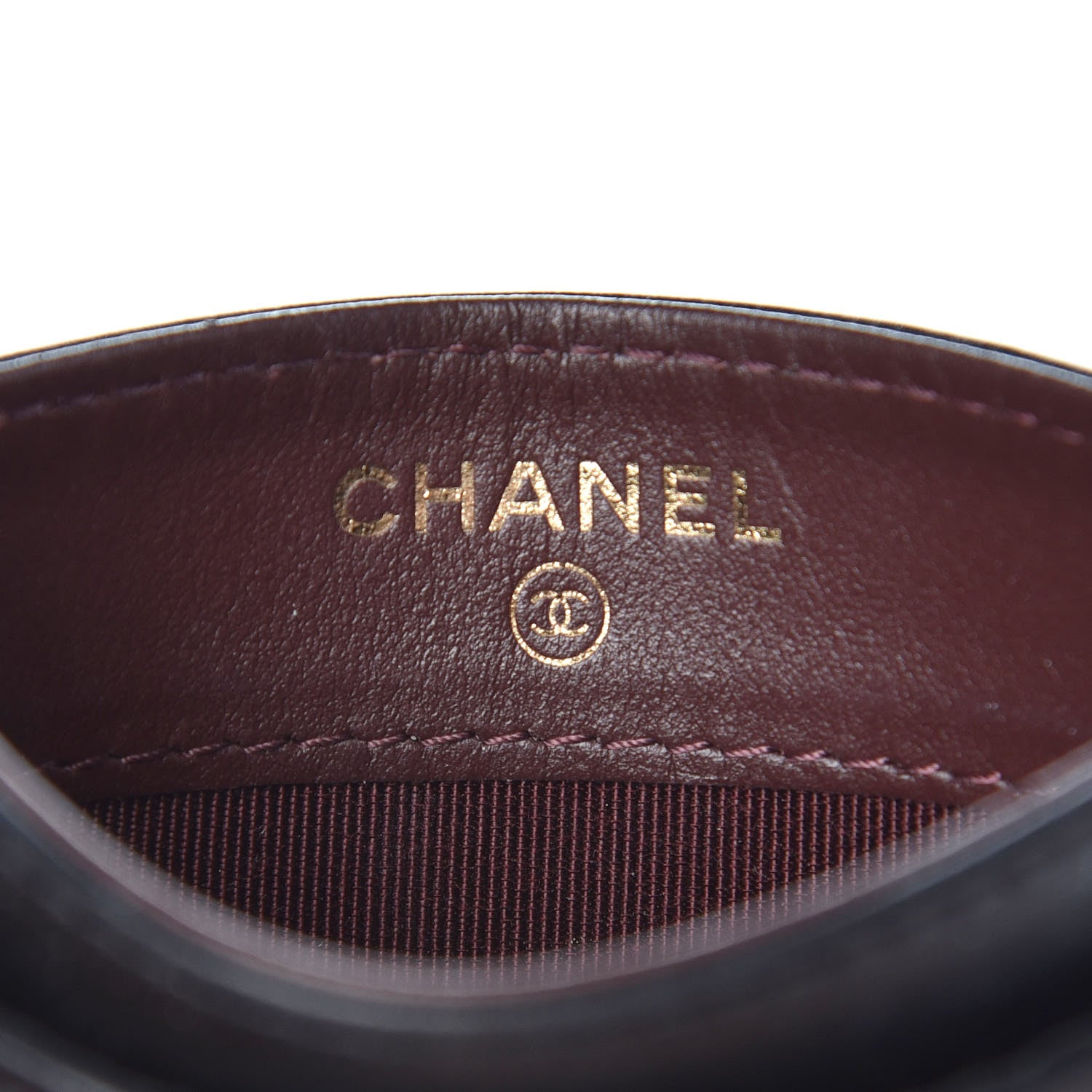 Chanel Aged Calfskin Quilted Lucky Charms Reissue Card Holder Black 6 of 10