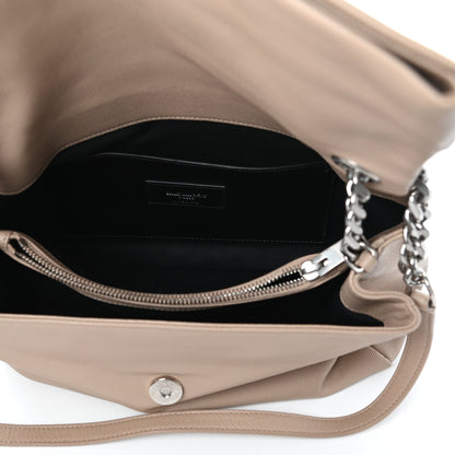 Saint Laurent Grain De Poudre Medium West Hollywood Monogram Fold-Over Nude Powder 5 of 9