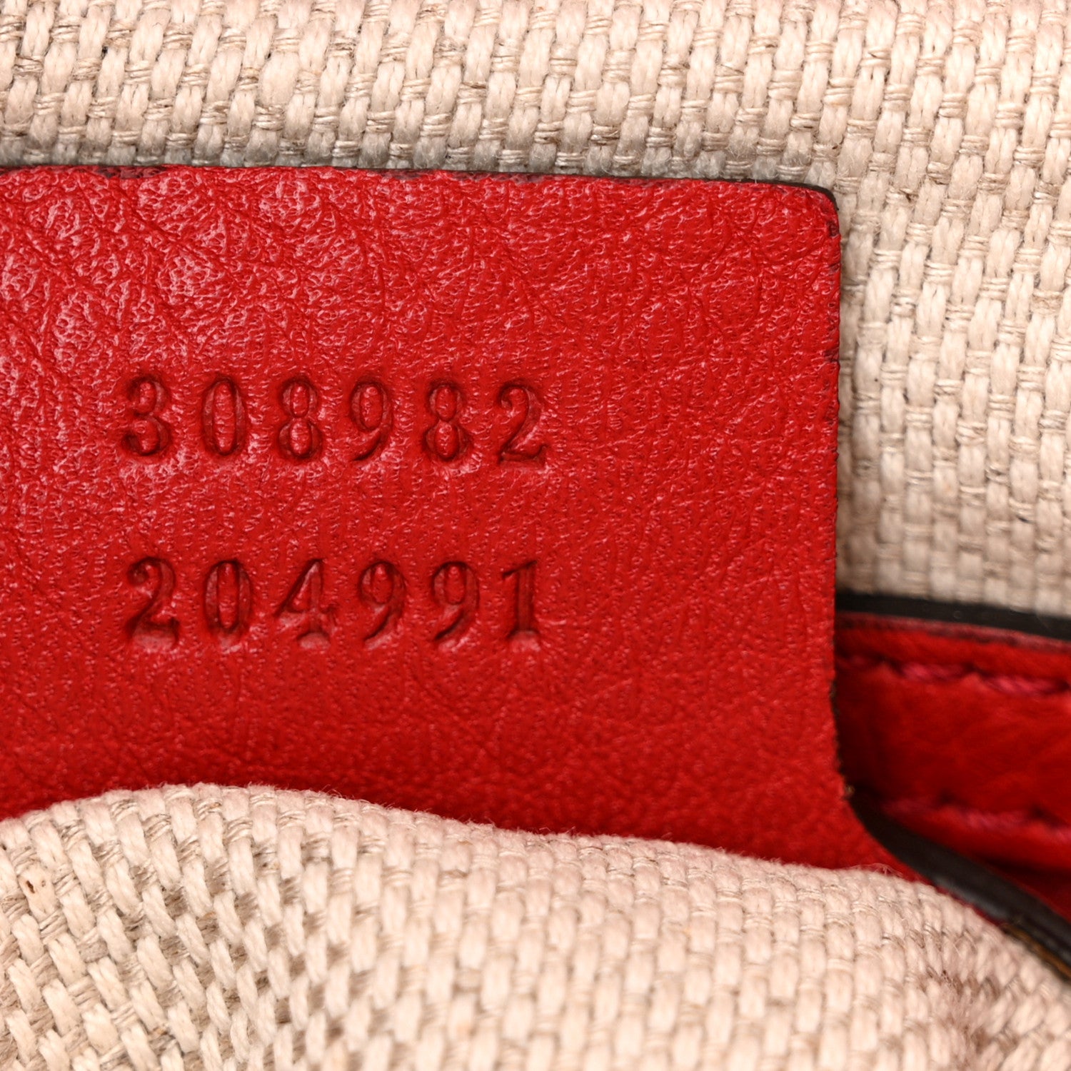 Gucci Pebbled Calfskin Medium Soho Chain Shoulder Bag Tabasco Red 7 of 10