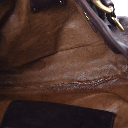 Prada Nappa Studded Aviator Shopping Tote Caffe 14 of 28