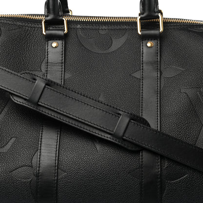 Louis Vuitton Empreinte Monogram Giant Keepall Bandouliere 45 Black 7 of 11