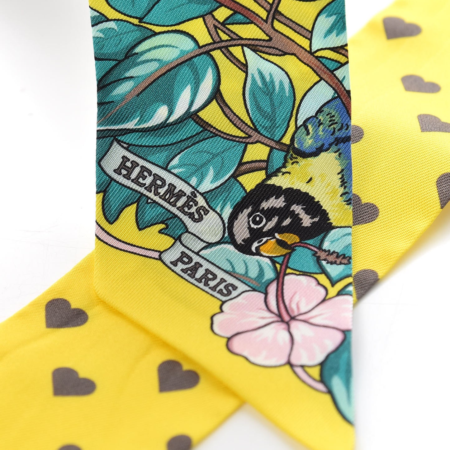 Silk Jungle Love Love Twilly Jaune Vif Canard