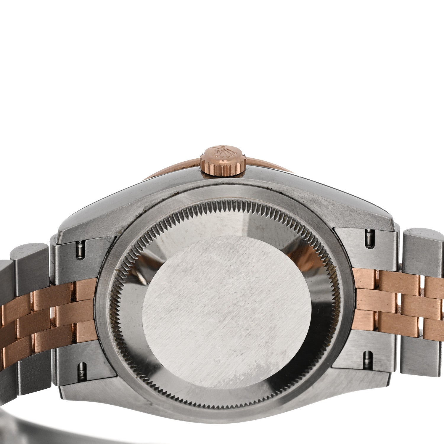 Rolex Stainless Steel 18K Everose Gold Diamond 36mm Oyster Perpetual Datejust Watch Rhodium Roman 126281RBR 4 of 5