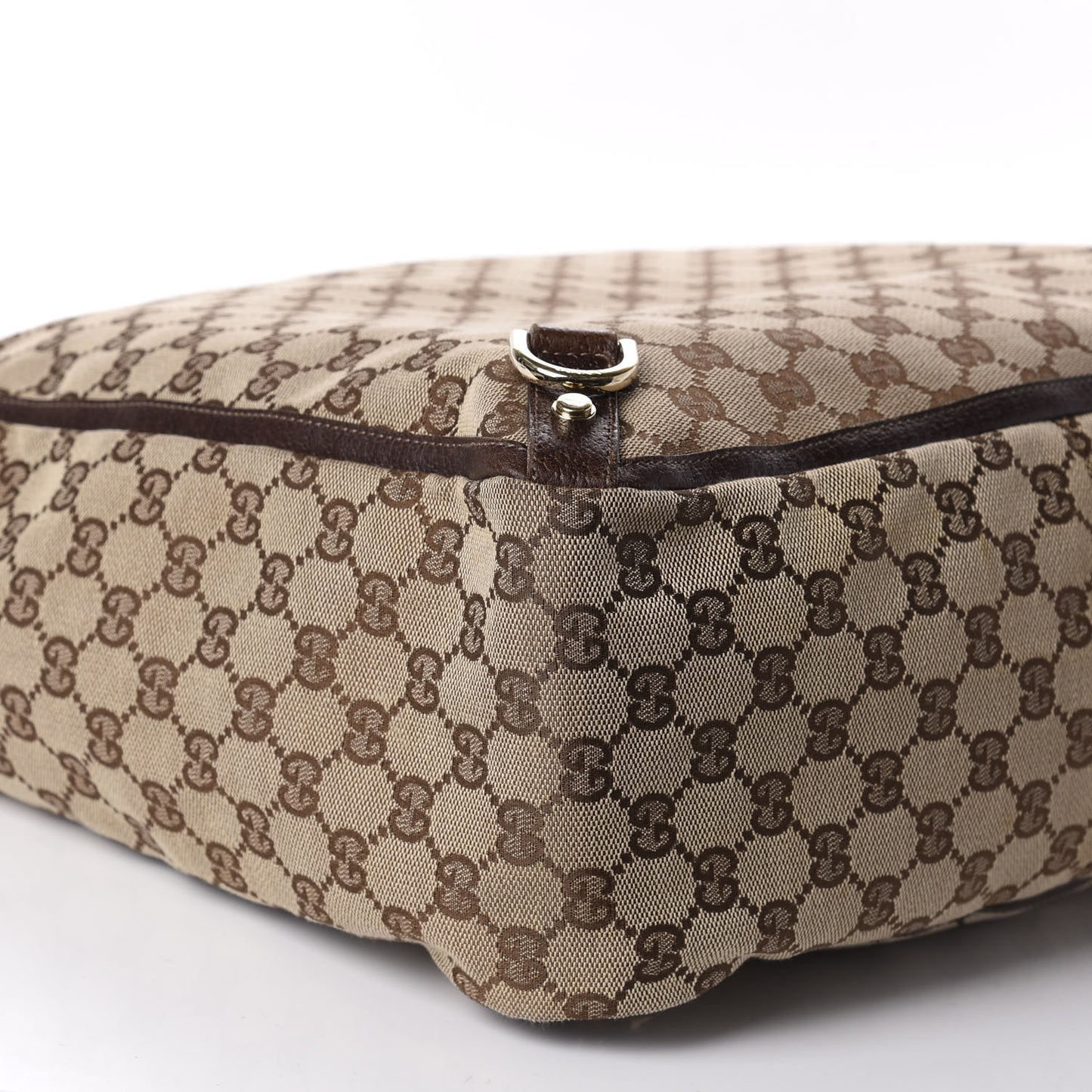 Monogram Abbey Tote Dark Brown