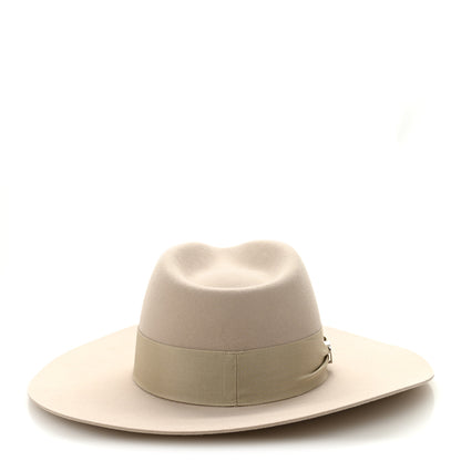 Hermes Rabbit Felt Coeur Hat 56 Beige Perle 5 of 8