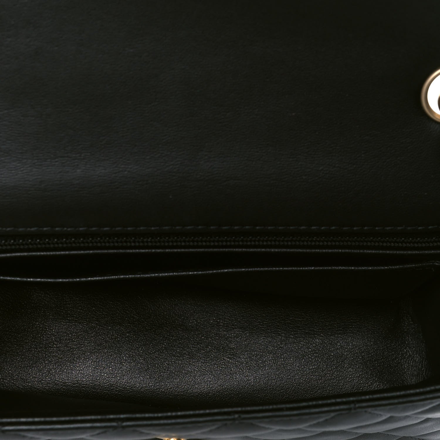 Chanel Lambskin Quilted Mini Rectangular Flap Black 8 of 8