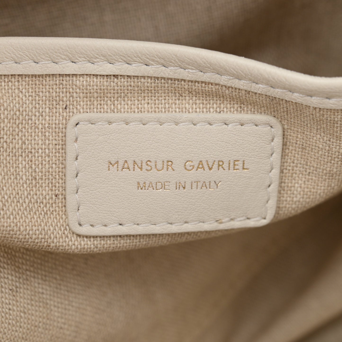 Calfskin Mini Tulipano Bag Bianca