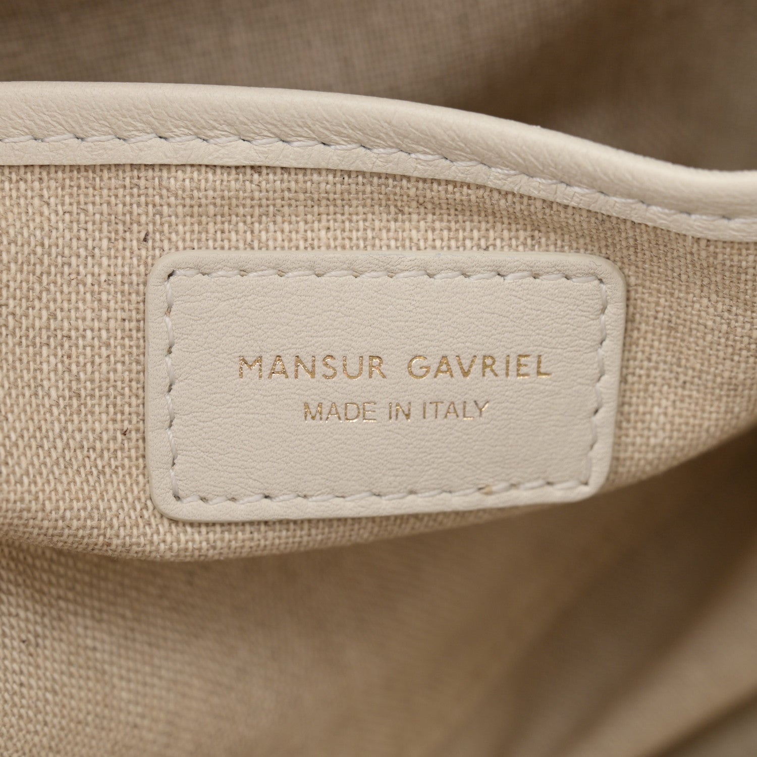 Mansur Gavriel Calfskin Mini Tulipano Bag Bianca 6 of 11