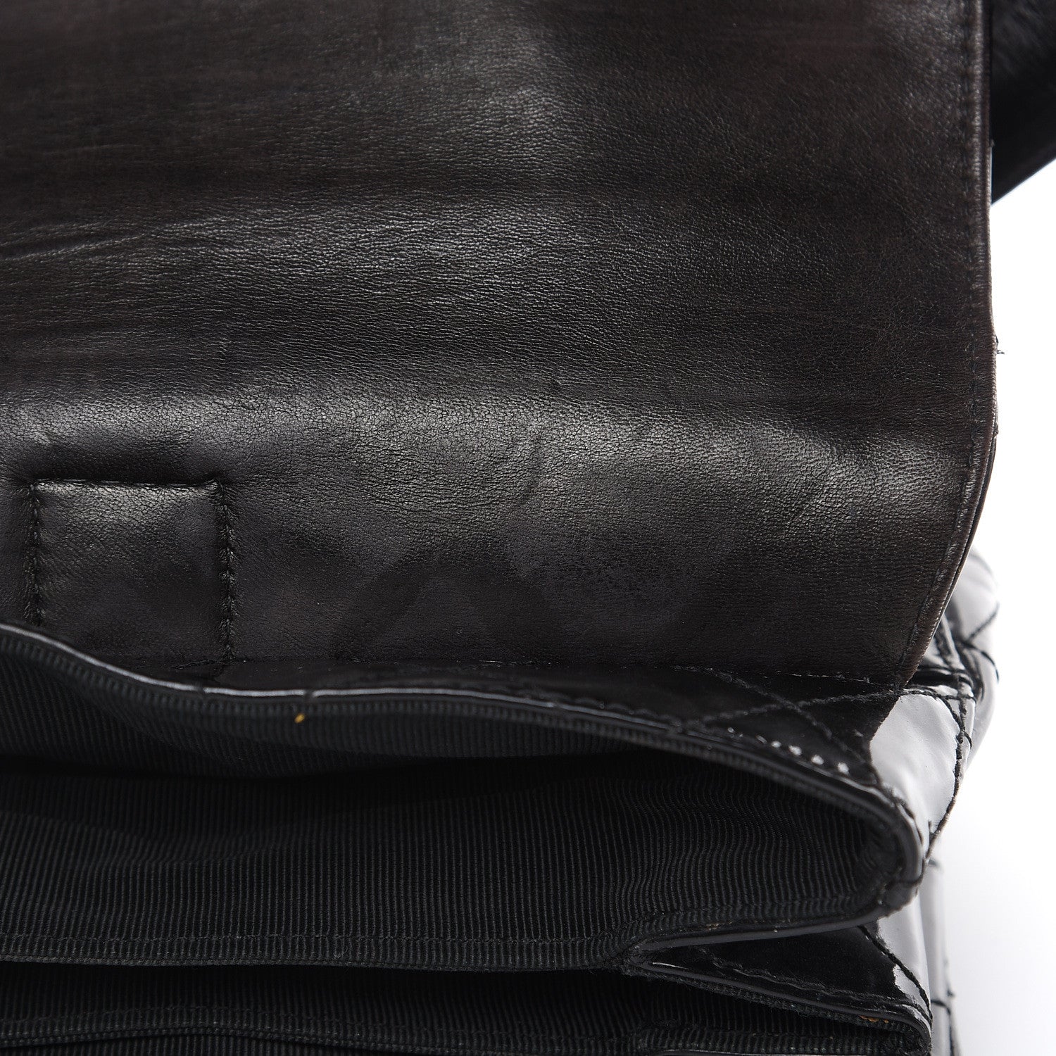 Chanel Patent Quilted Backpack Black 15 of 17