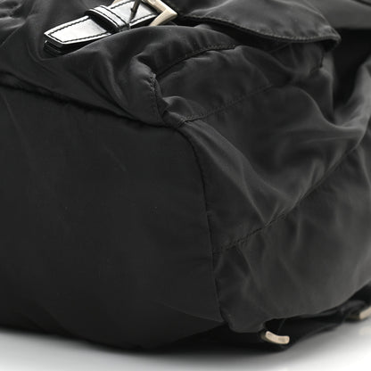 Prada Tessuto Nylon Saffiano Medium Backpack Black 6 of 9