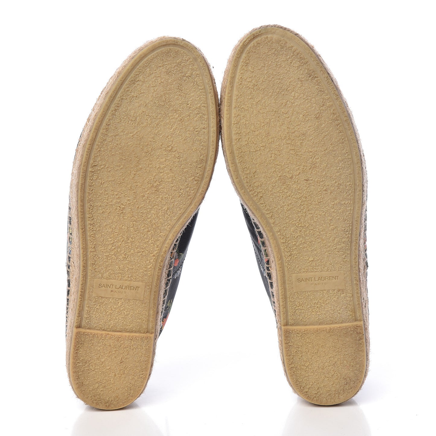 Floral Print Lace Up Espadrilles 37 Black