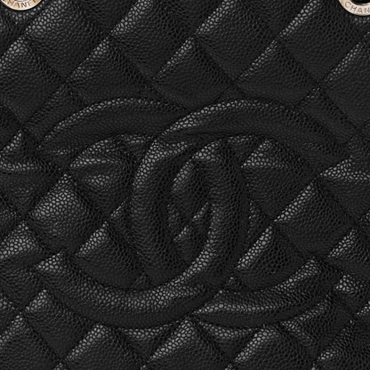 Chanel Caviar Quilted Grand Shopping Tote GST Black 8 of 11