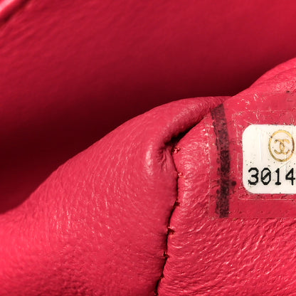 Chanel Caviar Quilted Small Double Flap Dark Pink 8 of 11