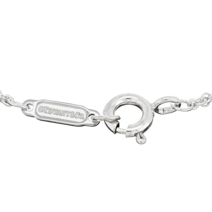 Tiffany Sterling Silver Rubedo 1837 Circle Chain Bracelet 3 of 4