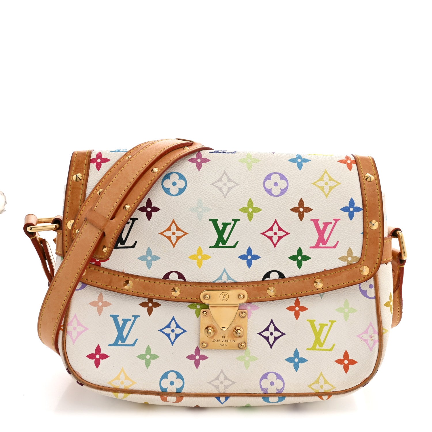 Louis Vuitton Monogram Multicolor Sologne White 1 of 13
