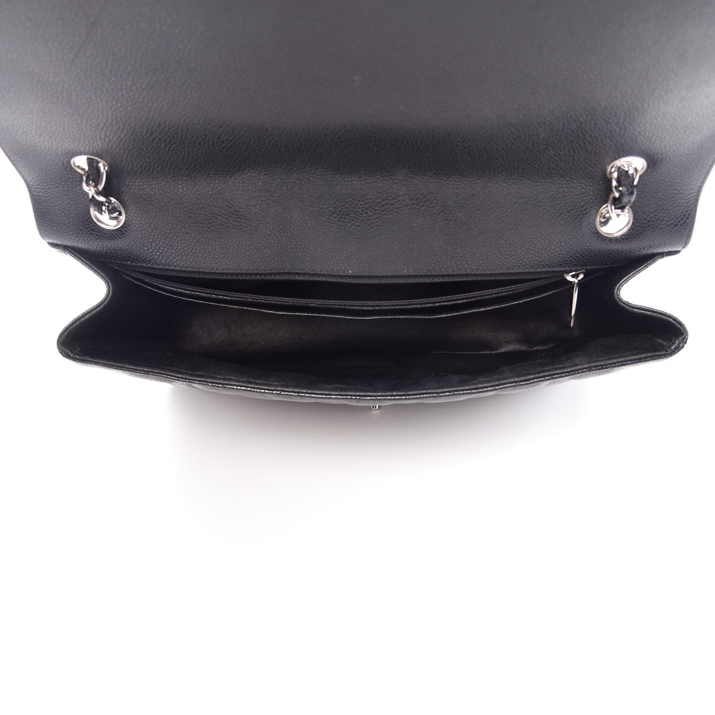 Caviar Quilted Maxi Single Flap Black