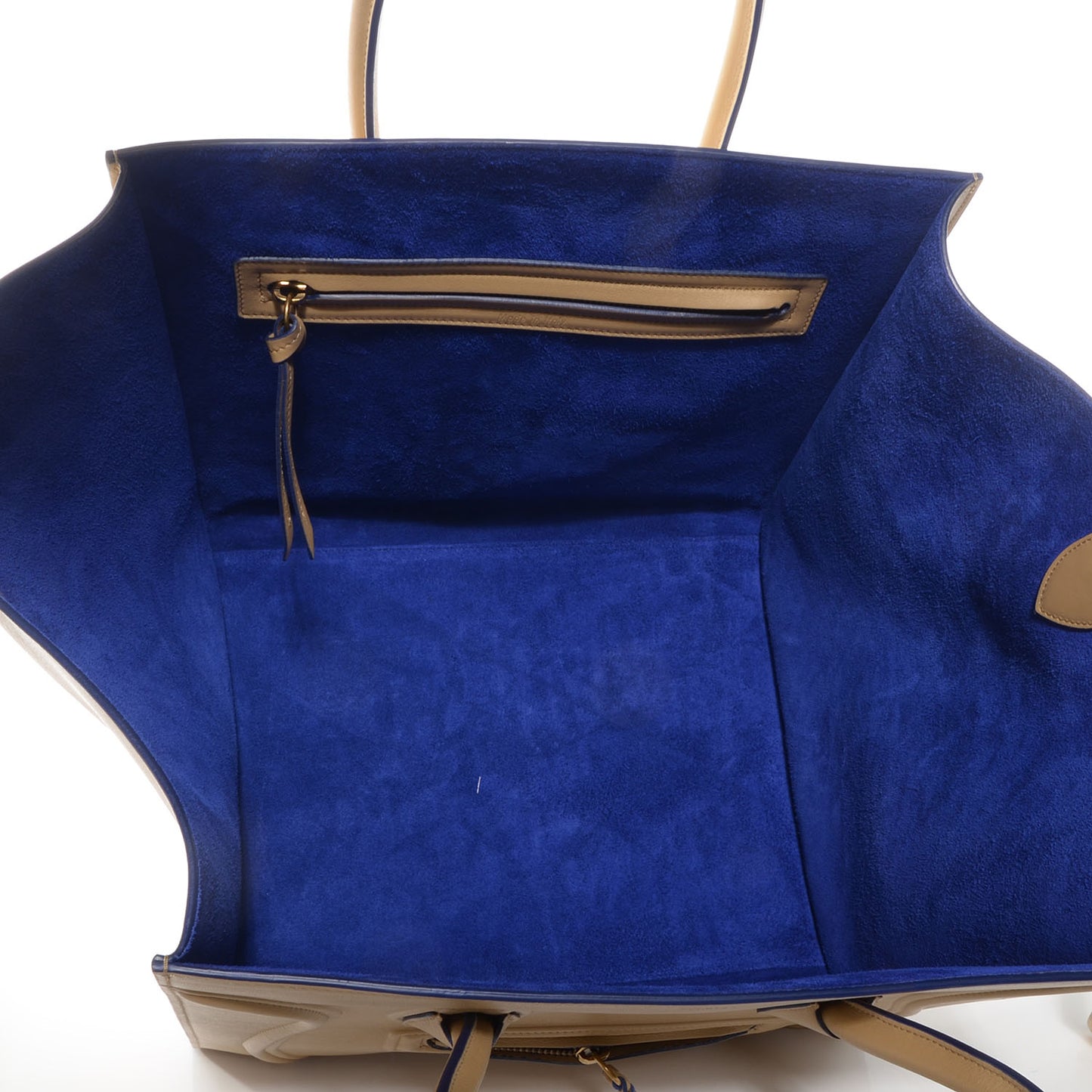 Smooth Calfskin Color Trim Medium Phantom Luggage Dune Cobalt