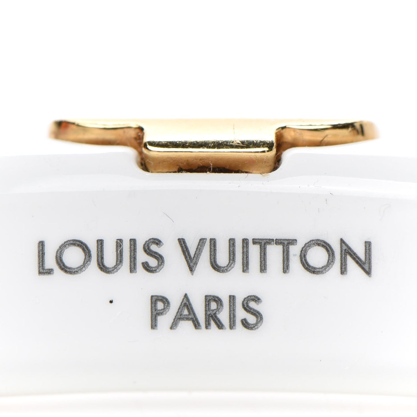 Resin Daily Monogram Bracelet M White