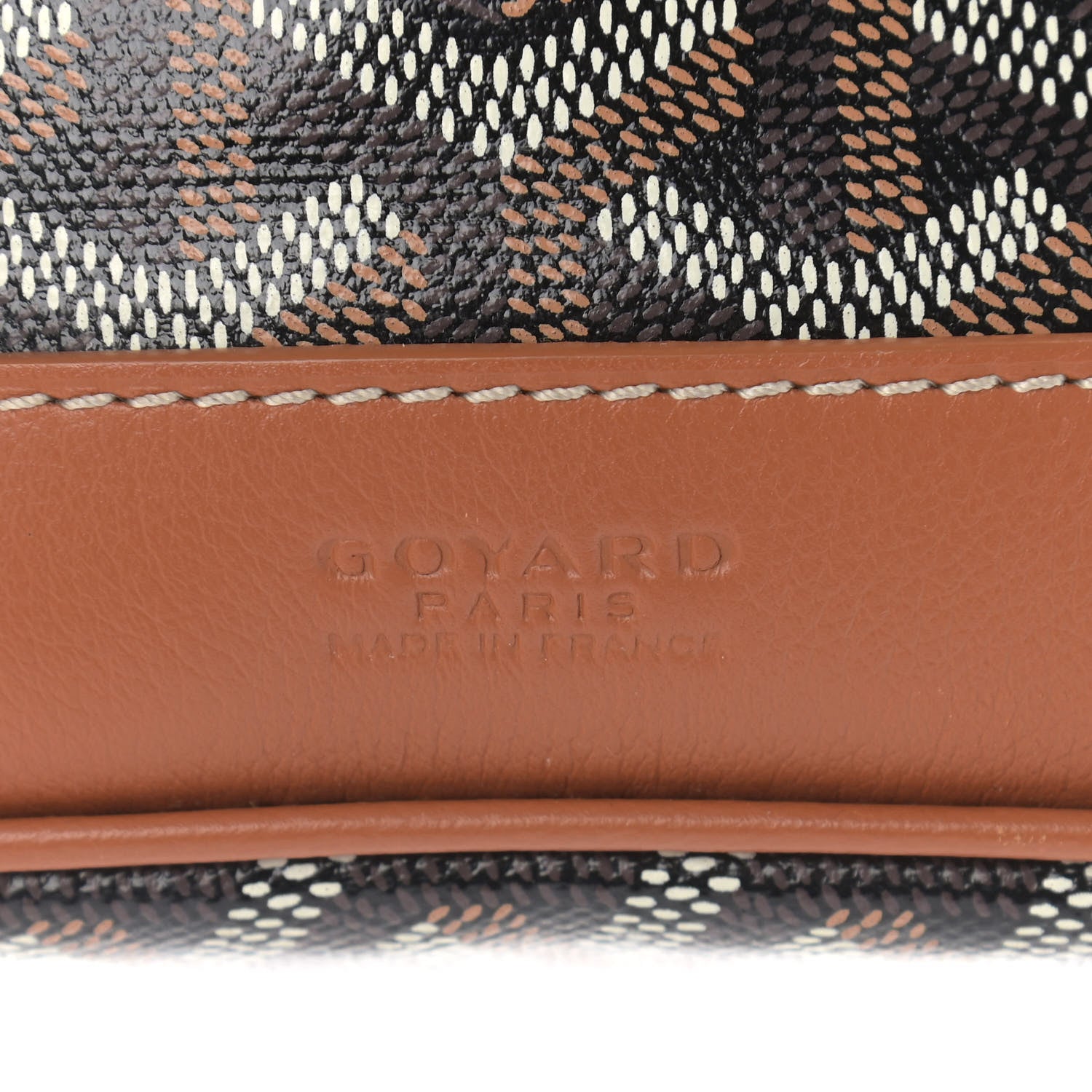 Goyard Goyardine Petit Flot Bucket Bag PM Black Gold 6 of 9