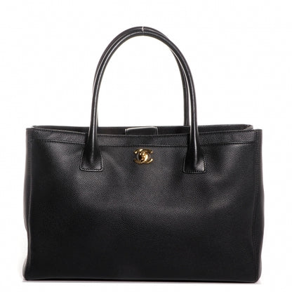 Chanel Calfskin Cerf Executive Shopper Tote Black 1 of 7