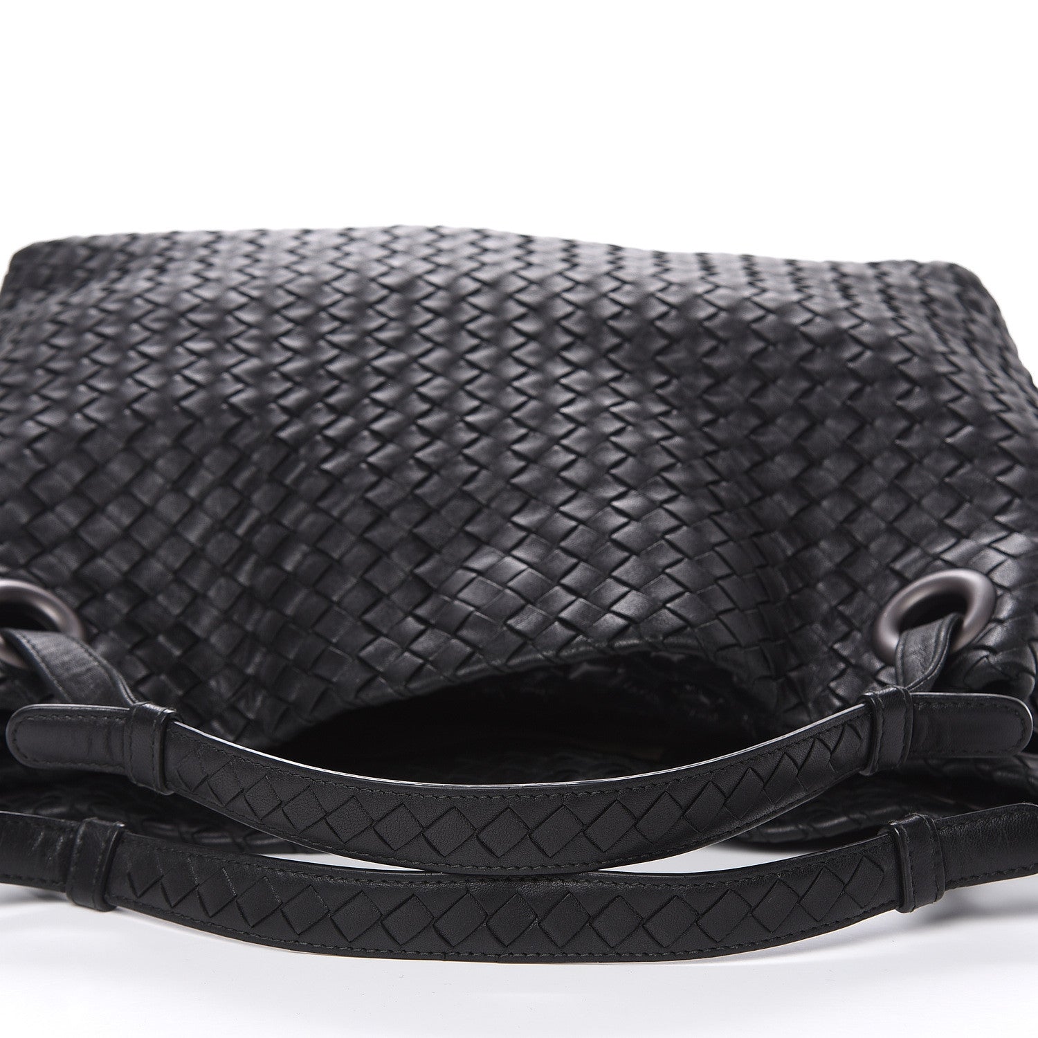 Bottega Veneta Nappa Intrecciato Medium Garda Bag Black 9 of 14