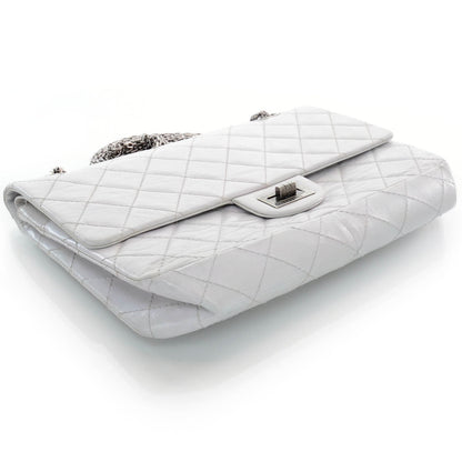 Chanel Aged Calfskin 50th Anniversary 2.55 Reissue 227 White 5 of 10