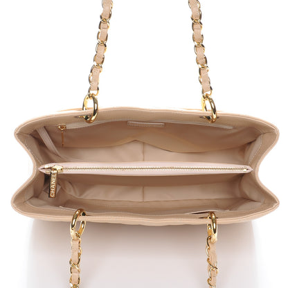 Chanel Caviar Quilted Grand Shopping Tote GST Beige Clair 8 of 8